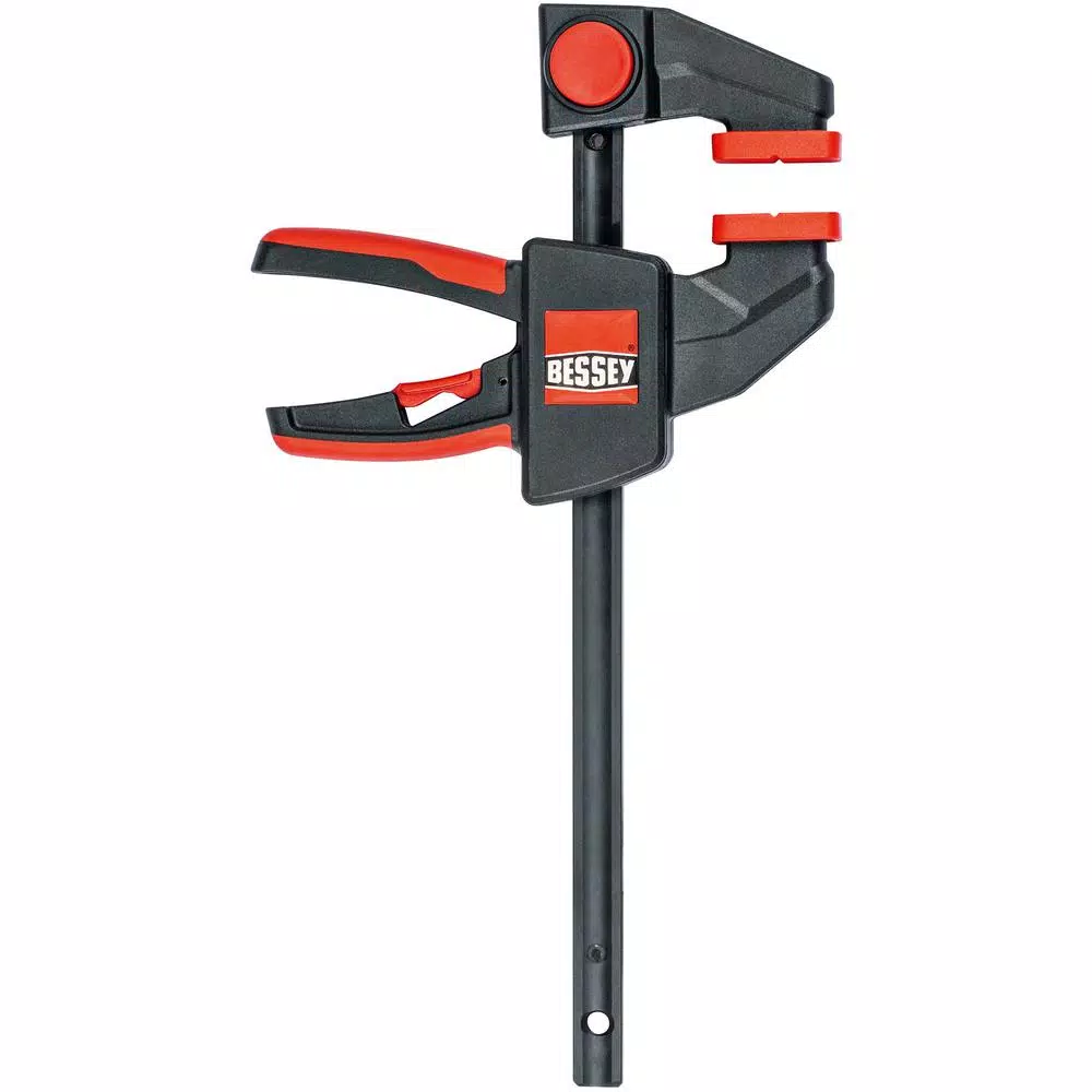 Fastening Tools BESSEY 12 In. Capacity Medium Trigger Clamp With 2-3/8 In. Throat And 100 Lbs. Clamping Force 3 Fastening Tools BESSEY 12 In. Capacity Medium Trigger Clamp With 2-3/8 In. Throat And 100 Lbs. Clamping Force