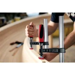 Fastening Tools BESSEY 24 In. TG Series Bar Clamp With Composite Plastic Handle And 7 In. Throat Depth -Tools Shop bessey clamps tg7 024 2k 1f 1000