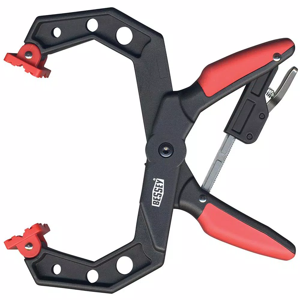 Fastening Tools BESSEY 4 In. Capacity Square Jawed Ratcheting Hand Clamp 3 Fastening Tools BESSEY 4 In. Capacity Square Jawed Ratcheting Hand Clamp