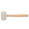 Hammers Bon Tool 16 Oz. Thrifty White Rubber Mallet With 11 In. Wood Handle