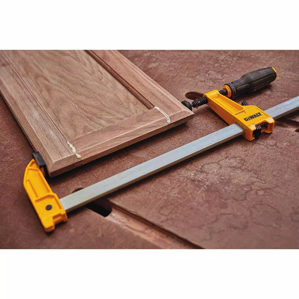 Fastening Tools DEWALT 12 In. 1000 Lb. Bar Clamp W/3.25 In. Throat Depth 6 Fastening Tools DEWALT 12 In. 1000 Lb. Bar Clamp W/3.25 In. Throat Depth - Image 4