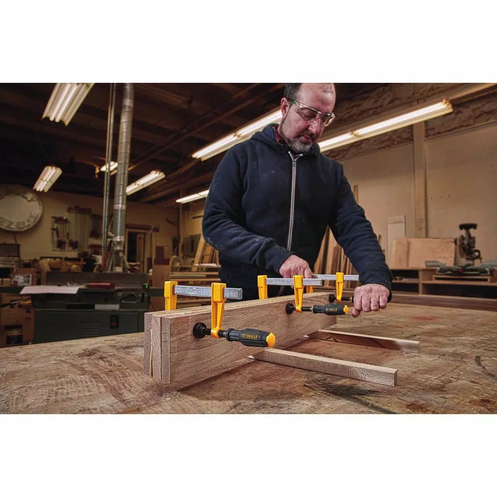 Fastening Tools DEWALT 4 In. 330 Lb. Bar Clamp W/2 In. Throat Depth 6 Fastening Tools DEWALT 4 In. 330 Lb. Bar Clamp W/2 In. Throat Depth - Image 5