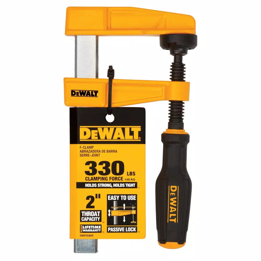 Fastening Tools DEWALT 4 In. 330 Lb. Bar Clamp W/2 In. Throat Depth 4 Fastening Tools DEWALT 4 In. 330 Lb. Bar Clamp W/2 In. Throat Depth - Image 3