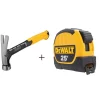 Hammers DEWALT 20 Oz. Hammer With Bonus 25 Ft. Tape Measure -Tools Shop dewalt claw hammers dwht51054w36107 64 1000