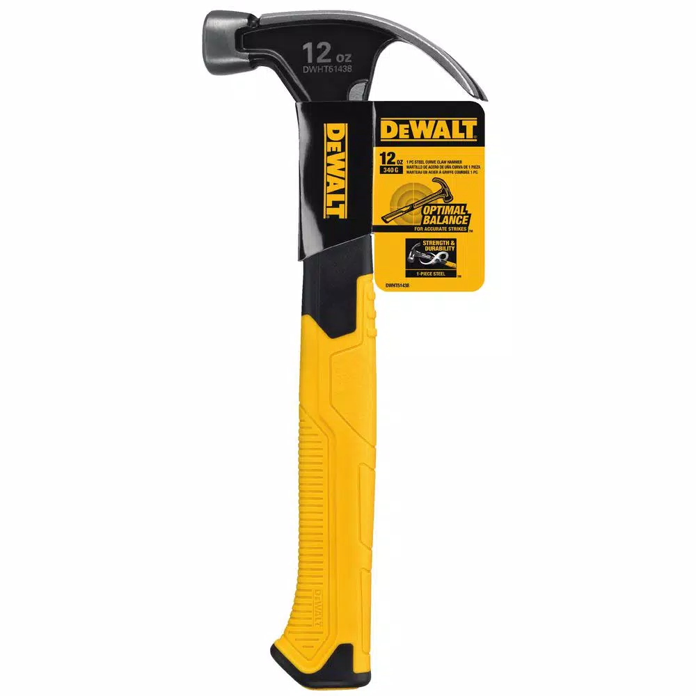 Hammers DEWALT 12 Oz. Steel Curve Claw Hammer 5 Hammers DEWALT 12 Oz. Steel Curve Claw Hammer - Image 3