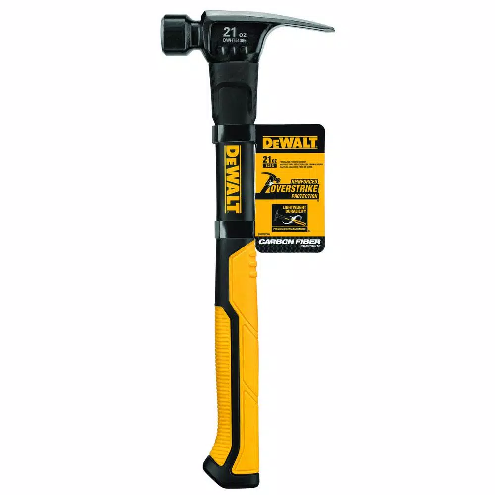 Hammers DEWALT 21 Oz. Fiberglass Framing Hammer With 14 In. Handle 4 Hammers DEWALT 21 Oz. Fiberglass Framing Hammer With 14 In. Handle - Image 3