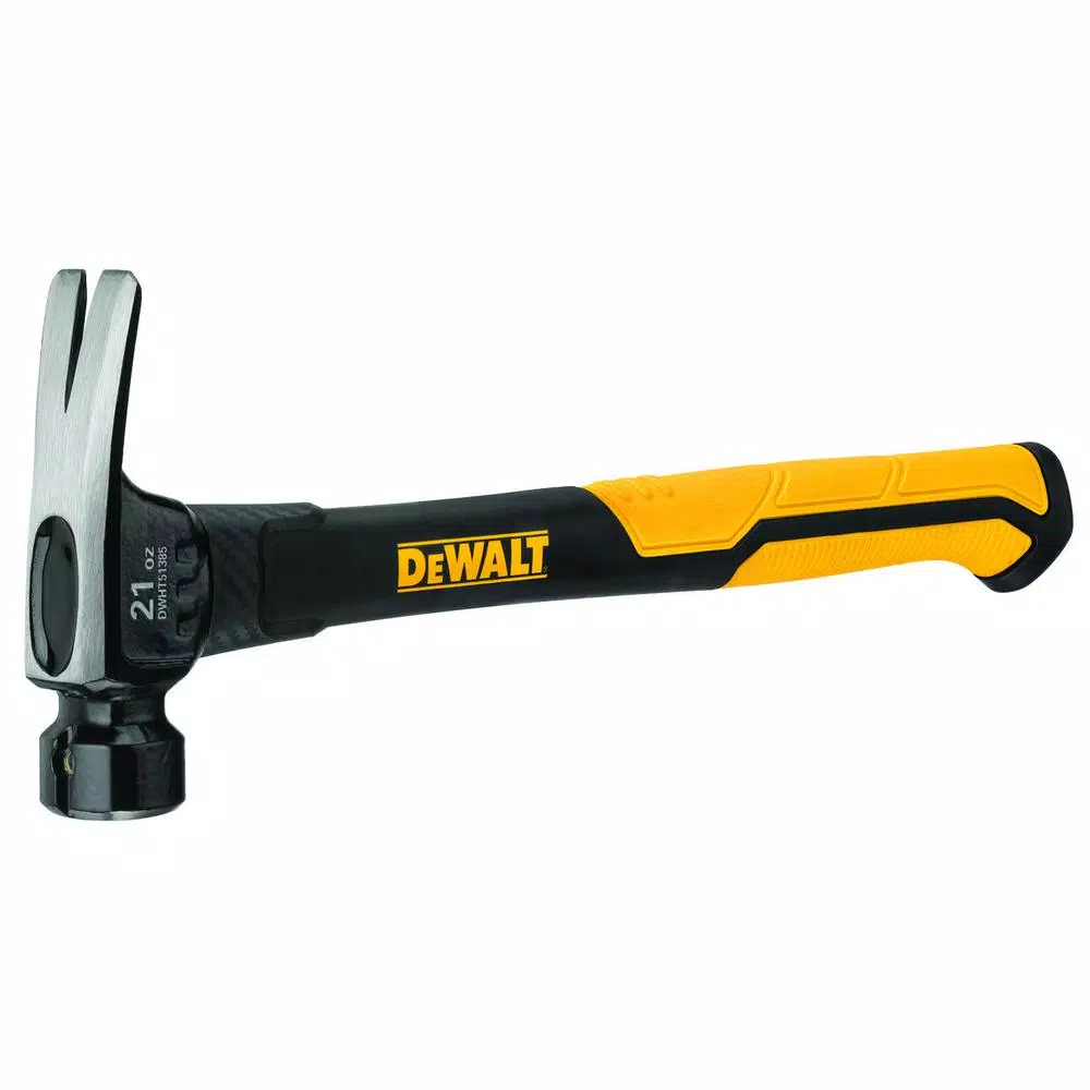 Hammers DEWALT 21 Oz. Fiberglass Framing Hammer With 14 In. Handle 2 Hammers DEWALT 21 Oz. Fiberglass Framing Hammer With 14 In. Handle