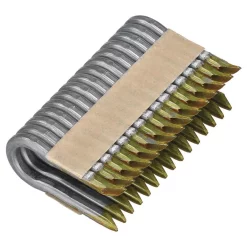 Fastening Tools DEWALT 1.5 In. X 9-Gauge Galvanized Barbed Paper Tape Fencing Staples (960 Per Box)