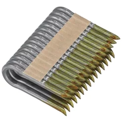 Fastening Tools DEWALT 2 In. X 9-Gauge Galvanized Barbed Paper Tape Fencing Staples (960 Per Box)