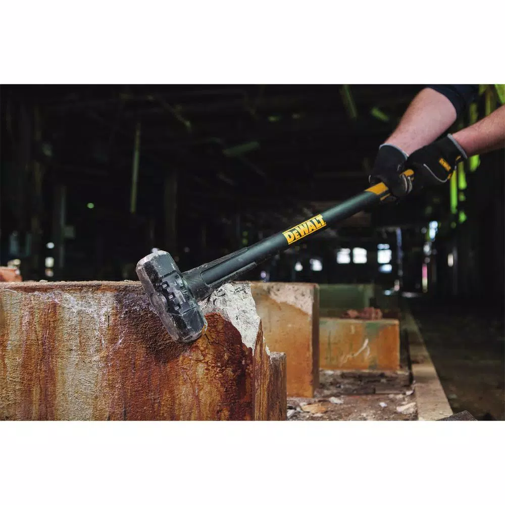 Hammers DEWALT 12 Lb. Sledge Hammer With 33.3 In. Fiberglass Handle 12 Hammers DEWALT 12 Lb. Sledge Hammer With 33.3 In. Fiberglass Handle - Image 10