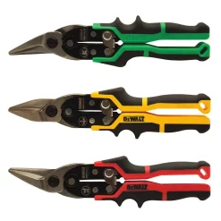 Cutting Tools DEWALT Left, Right And Straight Aviation Snips Set (3-Pack)