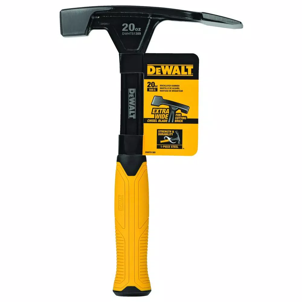 Hammers DEWALT 20 Oz. Bricklayers Hammer With 9-7/8 In. Handle 5 Hammers DEWALT 20 Oz. Bricklayers Hammer With 9-7/8 In. Handle - Image 3