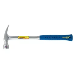 Hammers Estwing 22 Oz. Solid Steel Framing Hammer With Smooth Face And Blue Nylon Vinyl Shock Reduction Grip