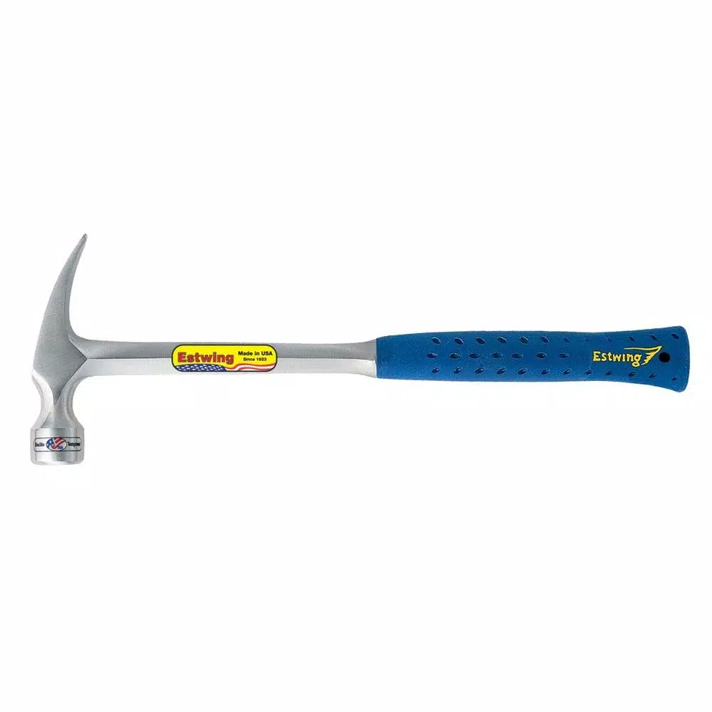 Hammers Estwing 30 Oz. Solid Steel Framing Hammer With Blue Nylon Vinyl Shock Reduction Grip 3 Hammers Estwing 30 Oz. Solid Steel Framing Hammer With Blue Nylon Vinyl Shock Reduction Grip