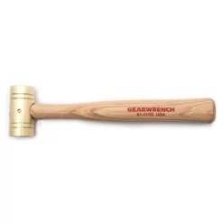Hammers GEARWRENCH 1 Lb. Brass Hammer With Hickory Handle