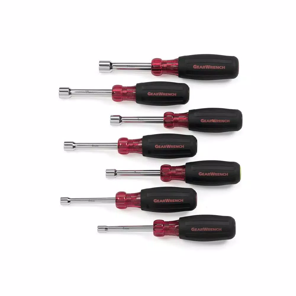Screwdrivers & Nut Drivers GEARWRENCH Metric Nutdriver Set (7-Piece) 3 Screwdrivers & Nut Drivers GEARWRENCH Metric Nutdriver Set (7-Piece)