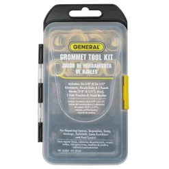 Fastening Tools General Tools Brass Grommet Fastening Kit With Case, Includes (6) 1/2 In. And (6) 3/8 In. Grommets 8 Fastening Tools General Tools Brass Grommet Fastening Kit With Case, Includes (6) 1/2 In. And (6) 3/8 In. Grommets -Tools Shop general tools grommets 81264 4f 1000