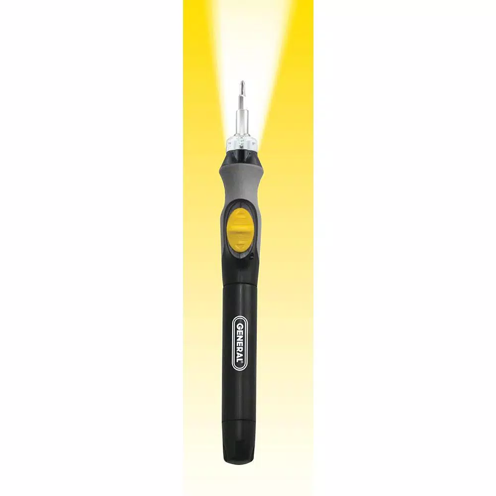 Screwdrivers & Nut Drivers General Tools 10 In. LED Lighted Power Precision Screwdriver 5 Screwdrivers & Nut Drivers General Tools 10 In. LED Lighted Power Precision Screwdriver - Image 3