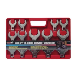 Wrenches Grand Rapids Industrial Products 1/2 In. Drive SAE Jumbo Crowfoot Wrench Set (14-Piece)