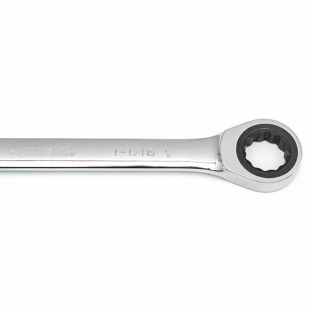 Wrenches Husky 1-1/16 In. 12-Point Ratcheting Combination Wrench 6 Wrenches Husky 1-1/16 In. 12-Point Ratcheting Combination Wrench - Image 4