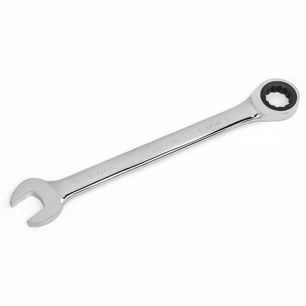 Wrenches Husky 1-1/16 In. 12-Point Ratcheting Combination Wrench 3 Wrenches Husky 1-1/16 In. 12-Point Ratcheting Combination Wrench