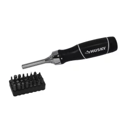 Screwdrivers & Nut Drivers Husky Ratcheting Screwdriver Set (30-Piece)