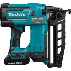 Fastening Tools Makita 2-1/2 In. 18-Volt 16-Gauge LXT Lithium-Ion Cordless Straight Finish Nailer Kit (2.0 Ah) -Tools Shop makita staple guns xnb02rj 1f 1000