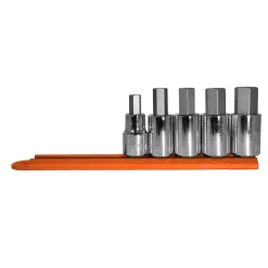 Screwdrivers & Nut Drivers Mayhew Metric Hex Socket Bit Set (5-Piece)
