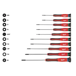 Screwdrivers & Nut Drivers Milwaukee 10-Piece Precision Screwdriver Set