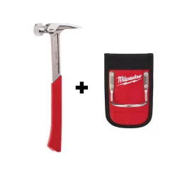 Hammers Milwaukee 22 Oz. Smooth Face Framing Hammer With Hammer Loop