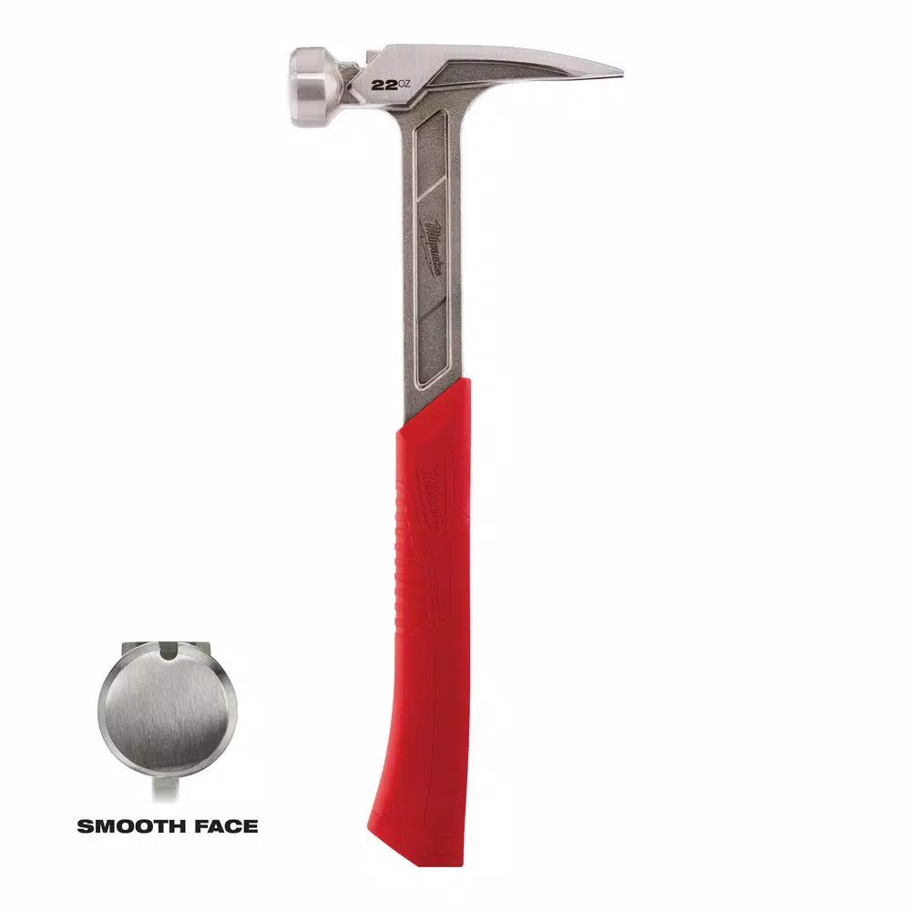 Hammers Milwaukee 22 Oz. Smooth Face Framing Hammer With Hammer Loop 7 Hammers Milwaukee 22 Oz. Smooth Face Framing Hammer With Hammer Loop - Image 5