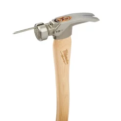 Hammers Milwaukee 19 Oz. Wood Milled Face Hickory Framing Hammer -Tools Shop milwaukee framing hammers 48 22 9419 1f 1000