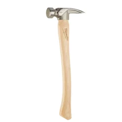 Hammers Milwaukee 19 Oz. Wood Milled Face Hickory Framing Hammer -Tools Shop milwaukee framing hammers 48 22 9419 4f 1000