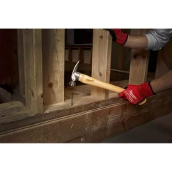 Hammers Milwaukee 19 Oz. Smooth Face Hickory Wood Framing Hammer -Tools Shop milwaukee framing hammers 48 22 9519 c3 1000