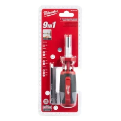 Screwdrivers & Nut Drivers Milwaukee 9-in-1 Square Drive Multi-Bit Screwdriver -Tools Shop milwaukee multi bit screwdrivers 48 22 2132 1d 1000