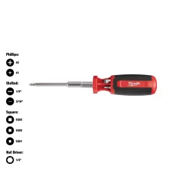 Screwdrivers & Nut Drivers Milwaukee 9-in-1 Square Drive Multi-Bit Screwdriver