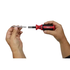 Screwdrivers & Nut Drivers Milwaukee 9-in-1 Metric Hex/Key Drive Multi-Bit Screwdriver -Tools Shop milwaukee multi bit screwdrivers 48 22 2136 66 1000