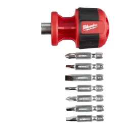 Screwdrivers & Nut Drivers Milwaukee 9-in-1 Square Drive Ratcheting Multi-Bit Screwdriver With 8-in-1 Compact Multi-Bit Screwdriver -Tools Shop milwaukee multi bit screwdrivers 48 22 2322 48 22 2130 fa 1000
