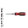 Screwdrivers & Nut Drivers Milwaukee 9-in-1 ECX Drive Ratcheting Multi-Bit Screwdriver -Tools Shop milwaukee multi bit screwdrivers 48 22 2331 64 1000