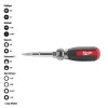 Screwdrivers & Nut Drivers Milwaukee 13-in-1 Multi-Tip Cushion Grip Screwdriver With Schrader Bit 1 Screwdrivers & Nut Drivers Milwaukee 13-in-1 Multi-Tip Cushion Grip Screwdriver With Schrader Bit -Tools Shop milwaukee multi bit screwdrivers 48 22 2881 64 1000