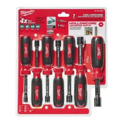 Screwdrivers & Nut Drivers Milwaukee SAE HollowCore Nut Driver Set (7-Piece) -Tools Shop milwaukee nut driver sets 48 22 2507 76 1000