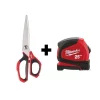 Cutting Tools Milwaukee Jobsite Straight Scissors W/ 25 Ft. Compact Tape Measure 2 Cutting Tools Milwaukee Jobsite Straight Scissors W/ 25 Ft. Compact Tape Measure -Tools Shop milwaukee scissors 48 22 4041 48 22 6625 64 1000