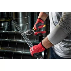 Cutting Tools Milwaukee 9 In. Straight-Cut Bulldog Snips -Tools Shop milwaukee snips 48 22 4500 77 1000