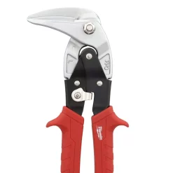 Cutting Tools Milwaukee 10 In. Left-Cut And Right Cut And Straight Cut Angle Aviation Snips (3-Piece) -Tools Shop milwaukee snips 48 22 4511 48 22 4521 48 22 4537 1f 1000