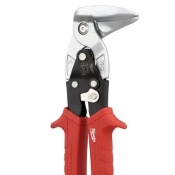 Cutting Tools Milwaukee 10 In. Left-Cut And Right Cut And Straight Cut Angle Aviation Snips (3-Piece) -Tools Shop milwaukee snips 48 22 4511 48 22 4521 48 22 4537 4f 1000