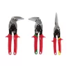 Cutting Tools Milwaukee 10 In. Left-Cut And Right Cut And Straight Cut Angle Aviation Snips (3-Piece) -Tools Shop milwaukee snips 48 22 4511 48 22 4521 48 22 4537 64 1000