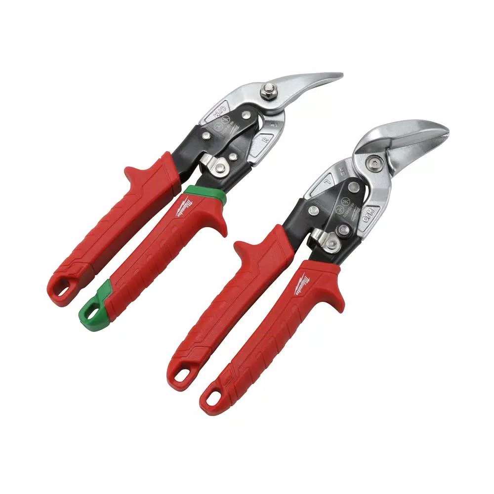 Cutting Tools Milwaukee Left, Right, And Straight/Offset Aviation Snips Set (5-Piece) 5 Cutting Tools Milwaukee Left, Right, And Straight/Offset Aviation Snips Set (5-Piece) - Image 3