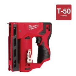 Fastening Tools Milwaukee M12 12-Volt Lithium-Ion Cordless 3/8 In. Crown Stapler (Tool-Only) -Tools Shop milwaukee staple guns 2447 20 40 1000