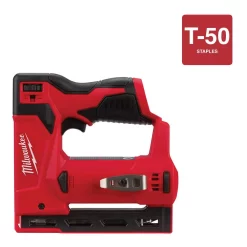 Fastening Tools Milwaukee M12 12-Volt Lithium-Ion Cordless 3/8 In. Crown Stapler (Tool-Only) -Tools Shop milwaukee staple guns 2447 20 a0 1000