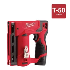 Fastening Tools Milwaukee M12 12-Volt Lithium-Ion Cordless 3/8 In. Crown Stapler Kit W/ (1) 1.5Ah Battery, Charger & Bag -Tools Shop milwaukee staple guns 2447 21 1d 1000